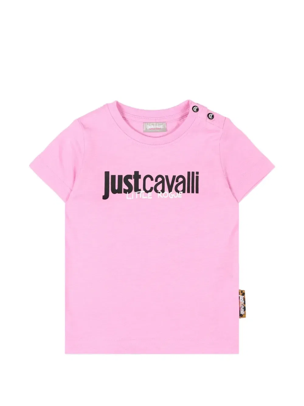 Футболка с короткими рукавами Just Cavalli Kids, розовый