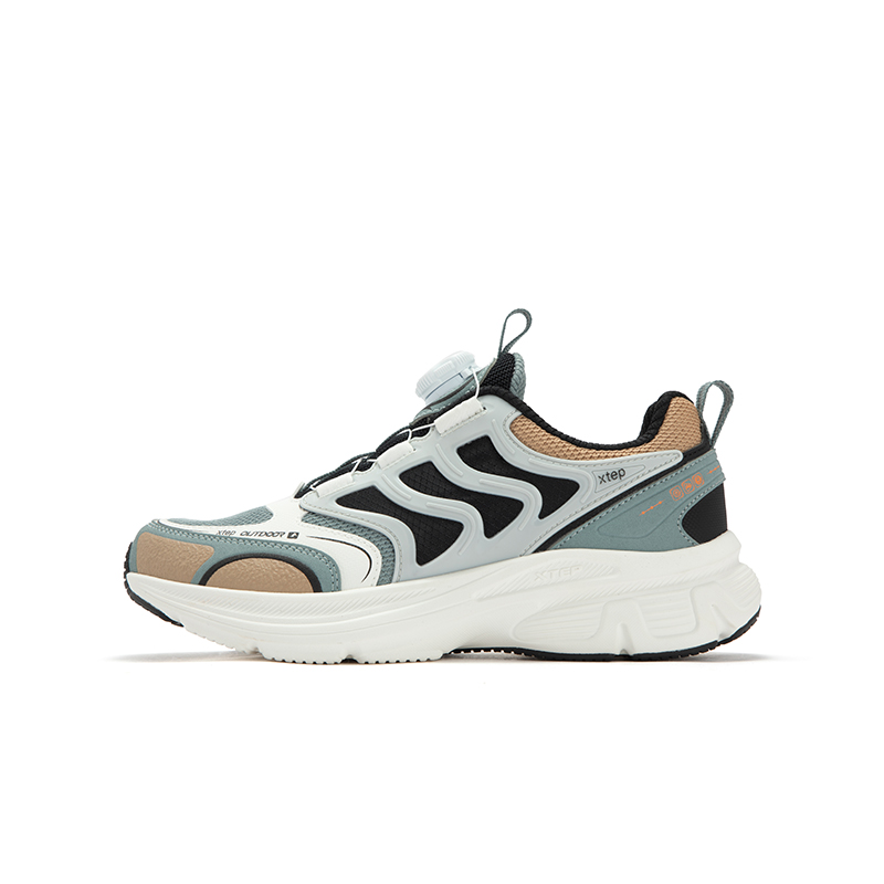 

XTEP Износостойкие низкие повседневные кроссовки Cat's Eyes серые и черные детские