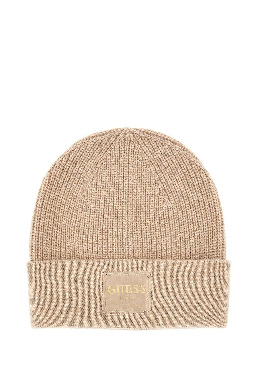 

Шапка Guess Beanie, Taupe