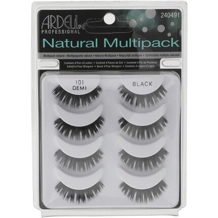 

Черные накладные ресницы Natural 101, 4 упаковки, 25 г, Ardell