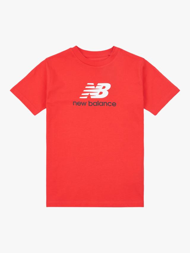 

Детская футболка из хлопка с логотипом New Balance, True Red