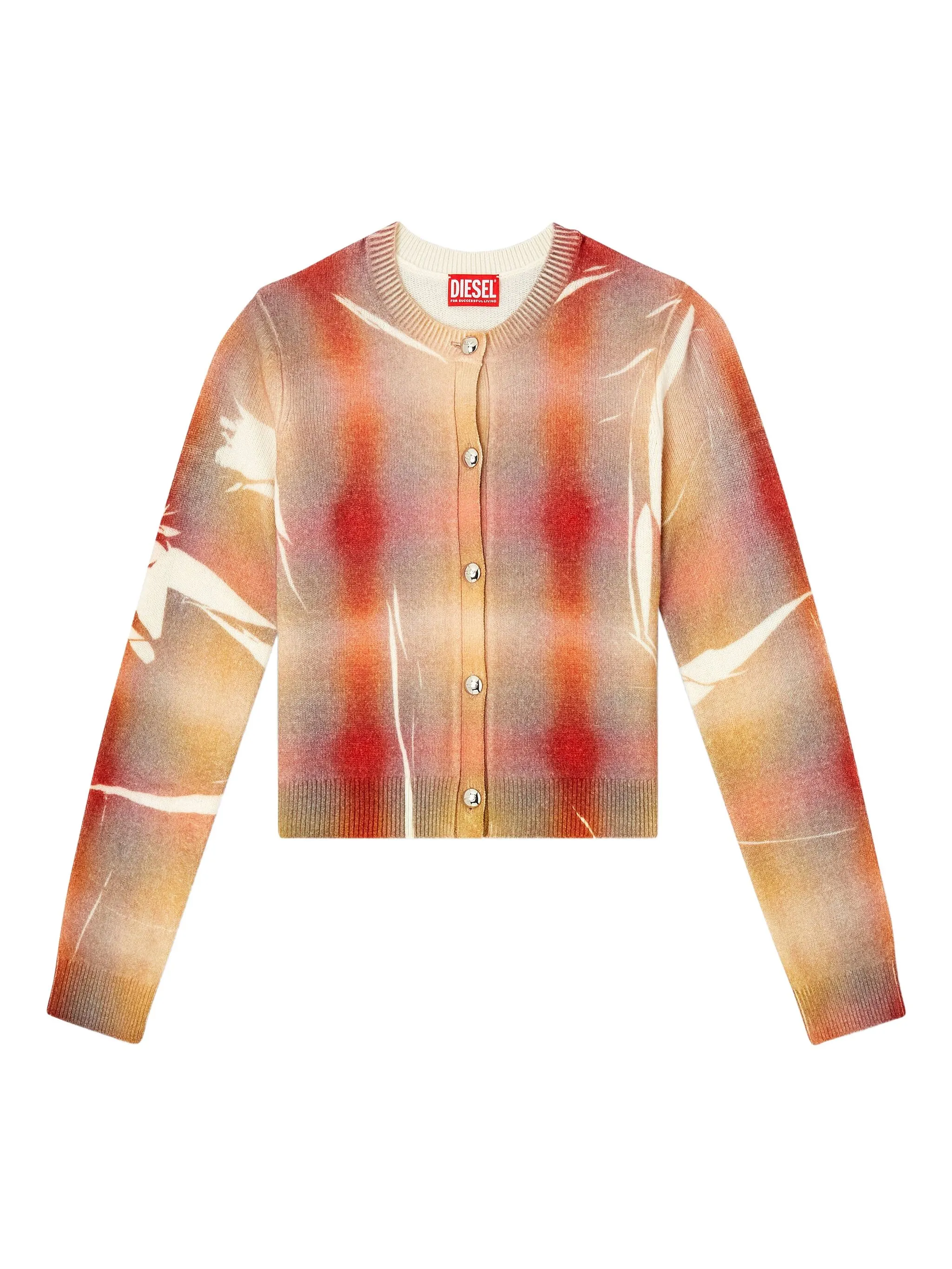 

Клетчатый кардиган M-Chloty на пуговицах Diesel, нейтральный