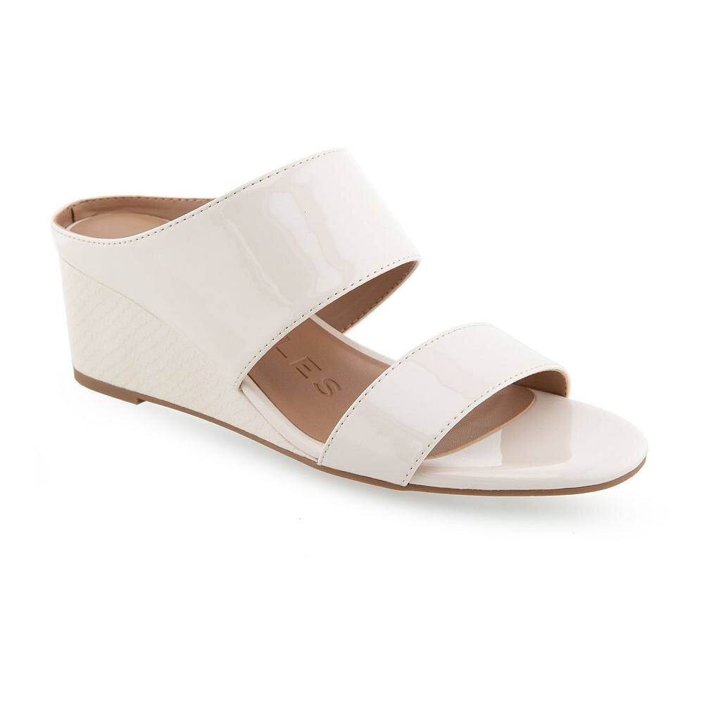 

Женские сандалии на танкетке Aerosoles Wheeler, цвет Eggnog Patent Pu