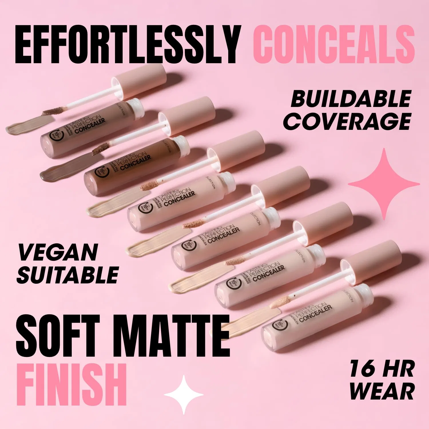 Стойкий консилер Collection Cosmetics Lasting Perfection Collection, Beige — фото 4