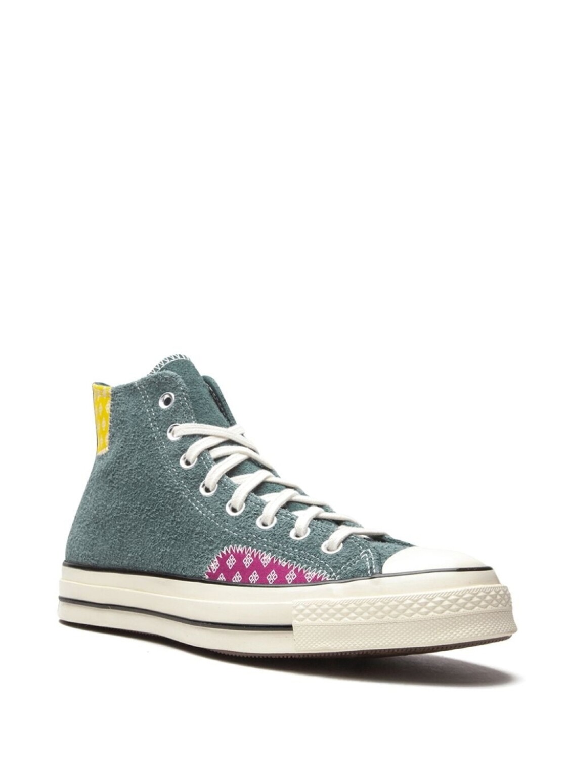 Высокие кеды Chuck 70 с эффектом потертости Converse, зеленый — фото 2