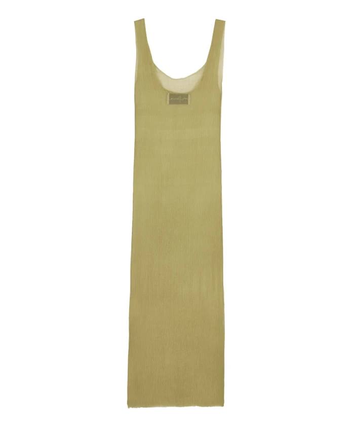 

Майка фисташкового цвета с боковым разрезом Cortana, зеленый