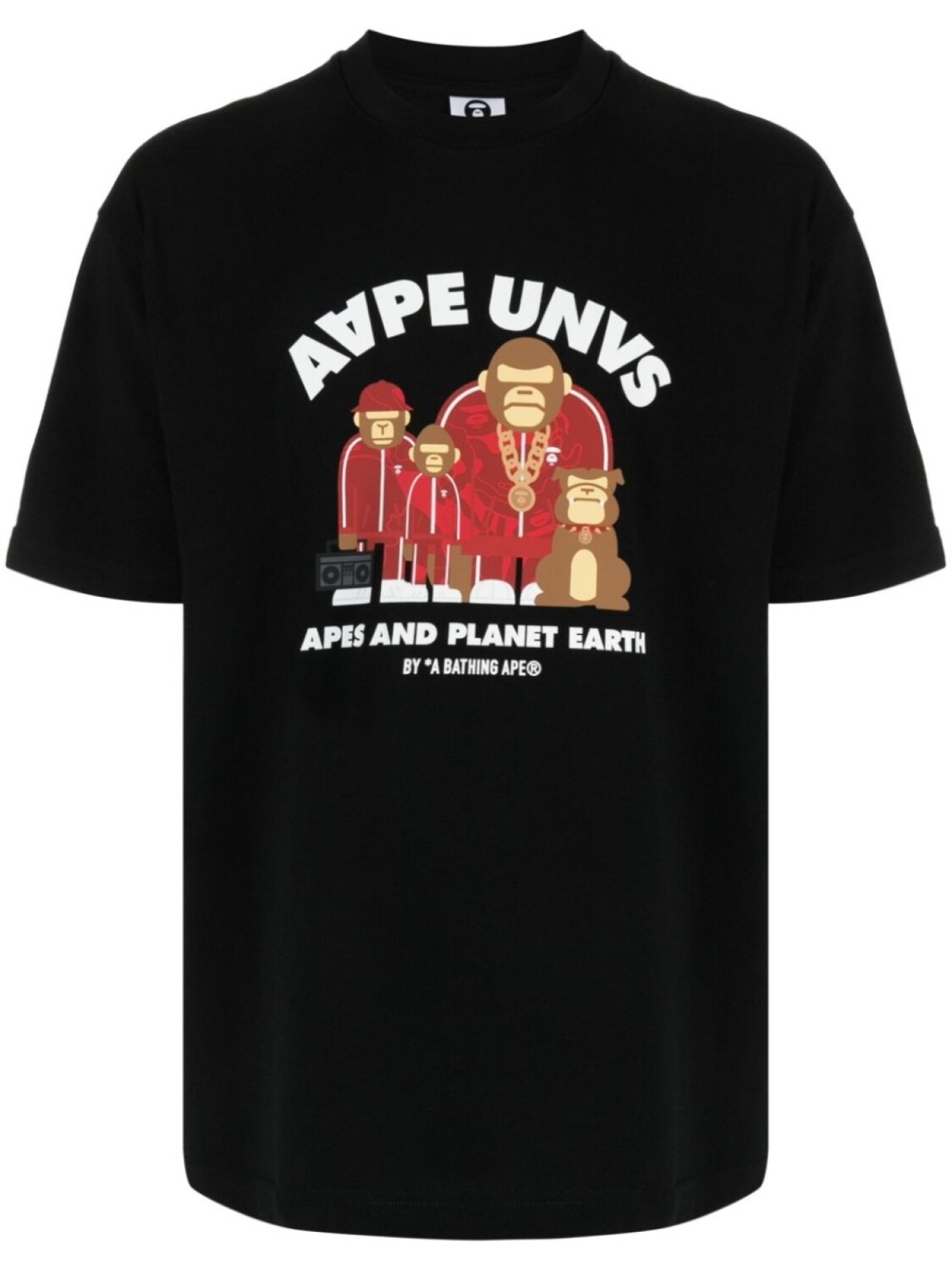 

Футболка с принтом AAPE Unus AAPE BY *A BATHING APE, черный