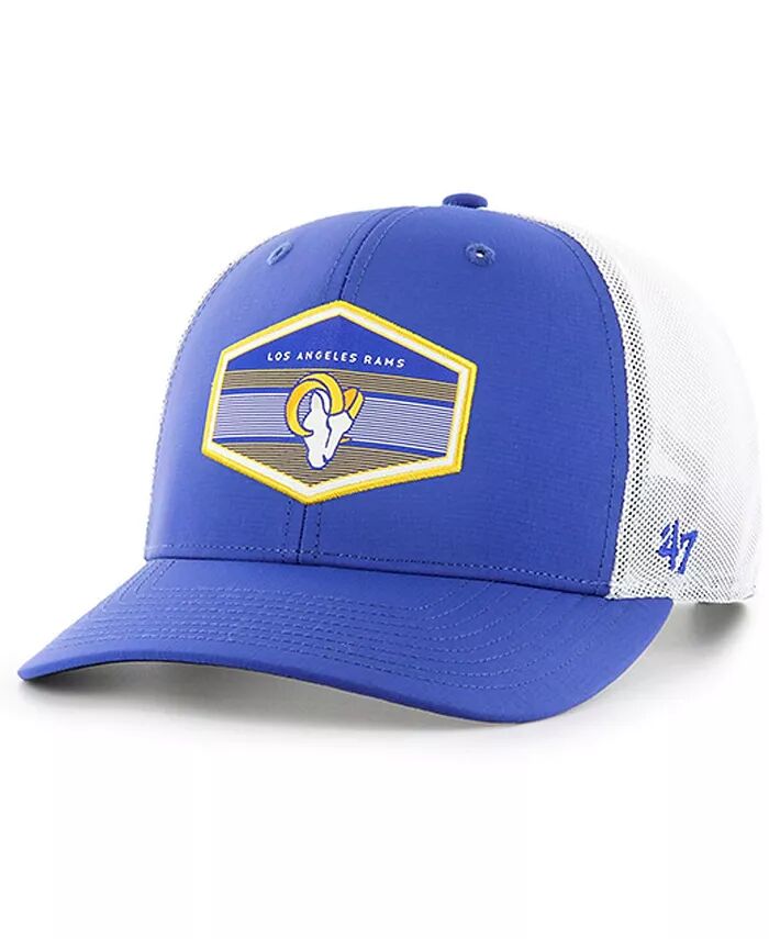 

Мужская регулируемая кепка Royal Los Angeles Rams Burgess Trucker '47 Brand, синий