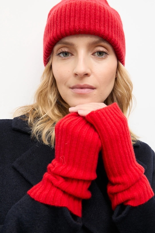 

Шерстяная шапка Answear.LAB, красный