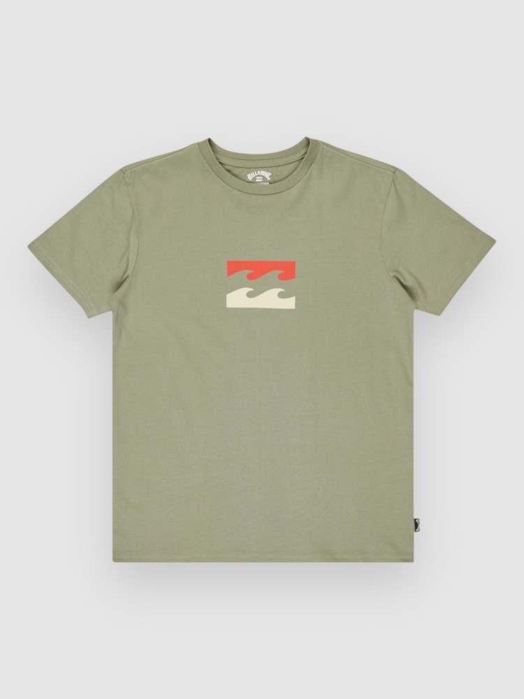 Футболка Billabong Team Wave Kids T-Shirt, grey green
