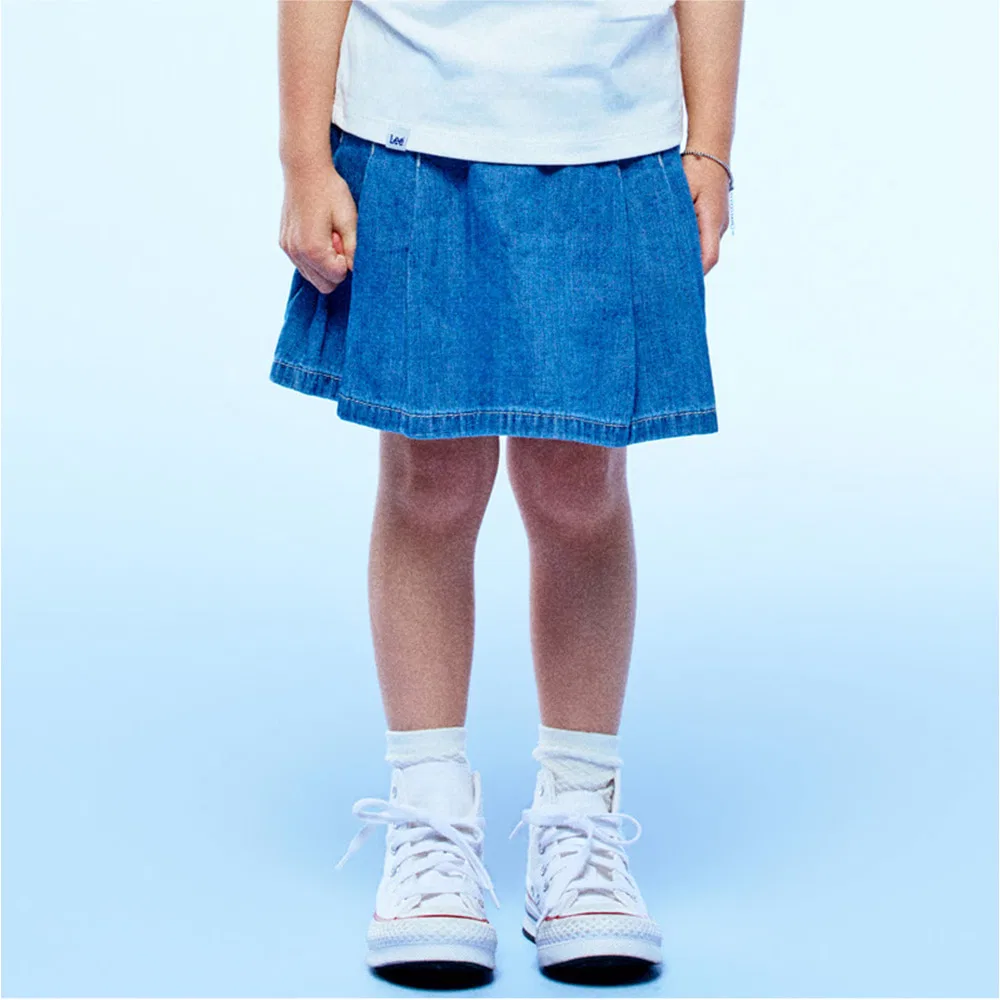 Детские джинсовые шорты-юбка из льна Indigo от Lee Kids