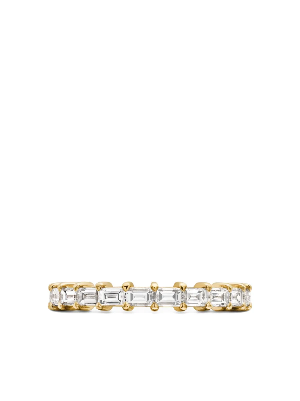 

Кольцо DY Eden Partway из желтого золота с бриллиантами (2 мм) David Yurman, золотой