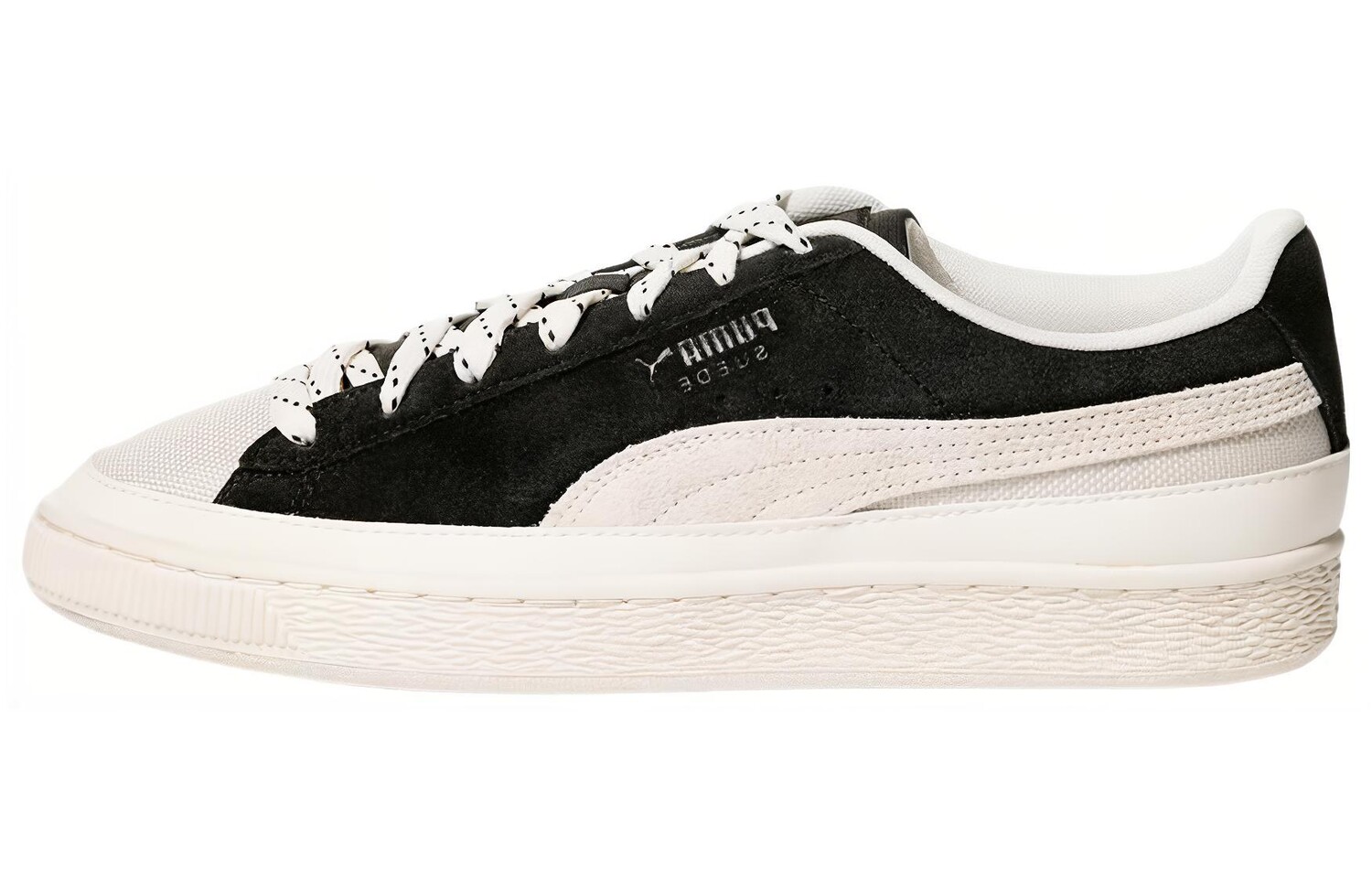 

Кроссовки Puma Suede Skateboarding Shoes Men Low-top Black/White, черный/белый
