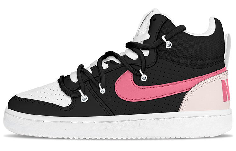 

Кроссовки Nike Court Borough Skateboarding Shoes Men Mid-top Pink, черный