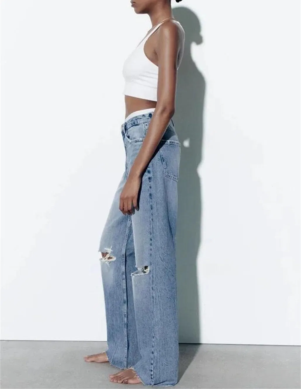 Джинсы свободного кроя, vintage denim, 3 — фото 3
