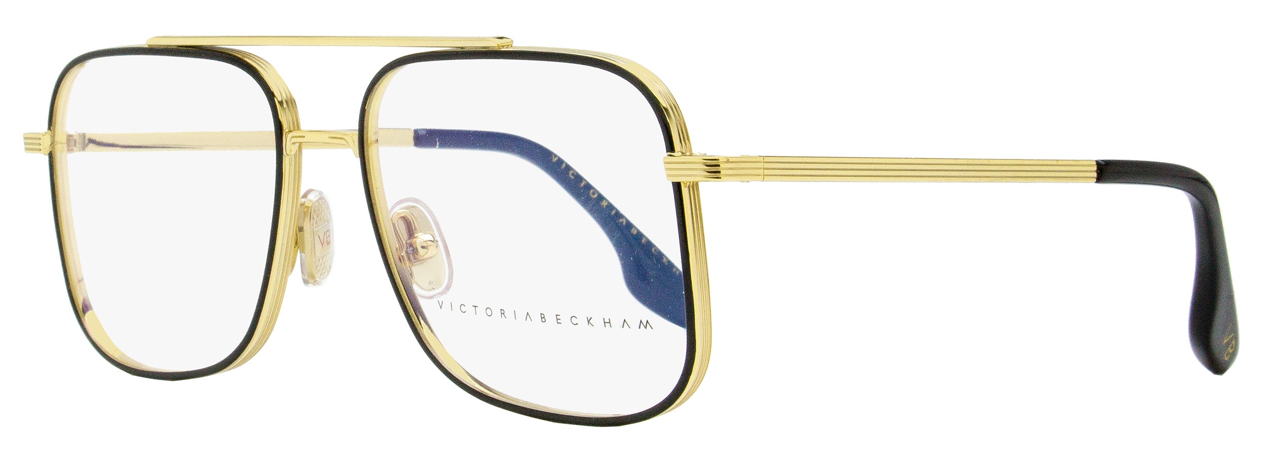 

Женские очки Victoria Beckham Navigator VB221 011 золото/черный 55 мм