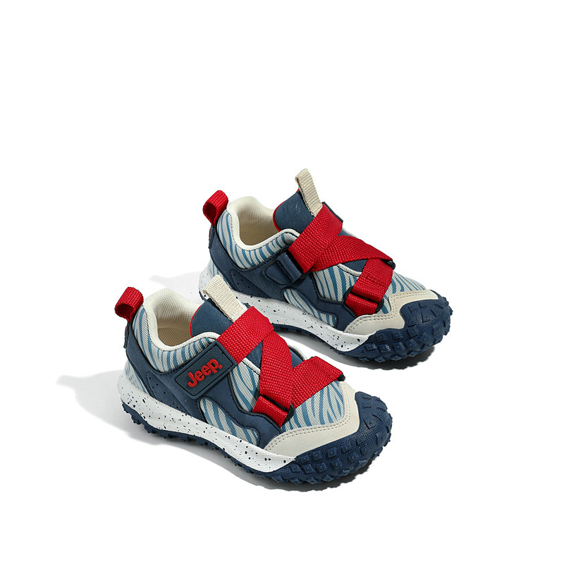 Кроссовки Jeep Kids Lifestyle Shoes Kids Low-top Navy, красный — фото 4