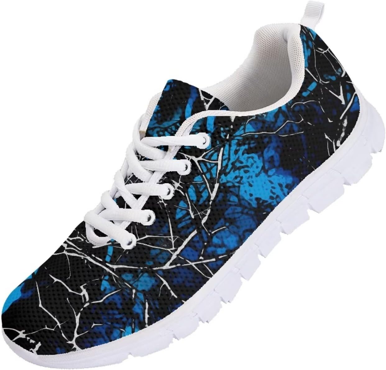 

Мужские кроссовки Forchrinse для бега с шнуровкой, легкие спортивные теннисные кроссовки для ходьбы, синий