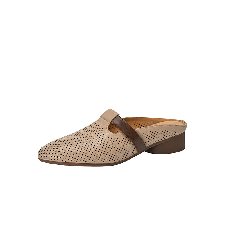 

Мюли женские с закрытым носком женские Tataya, цвет Apricot