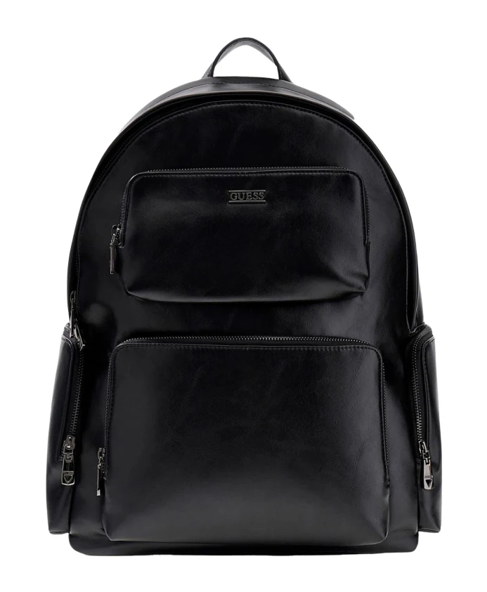 

Черный мужской рюкзак из искусственной кожи Guess, черный