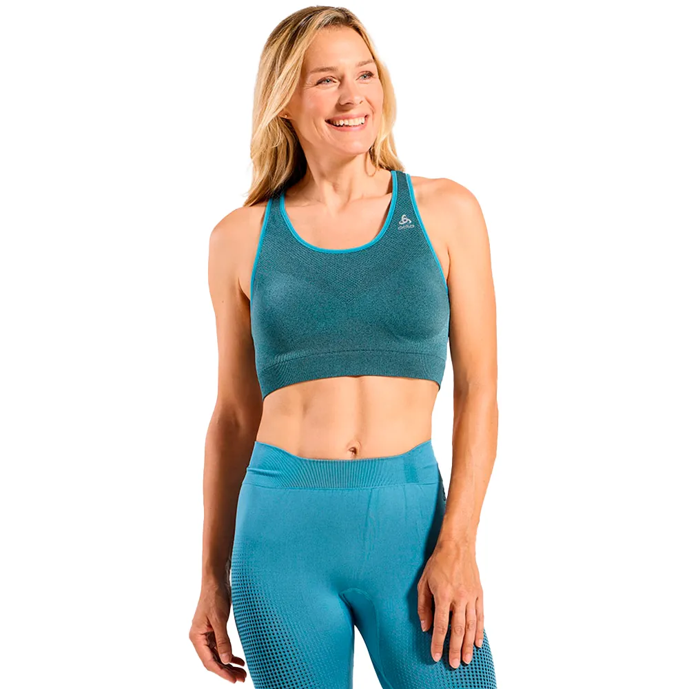 

Спортивный бюстгальтер Odlo InSeamless Ceramicool Medium Impact, синий