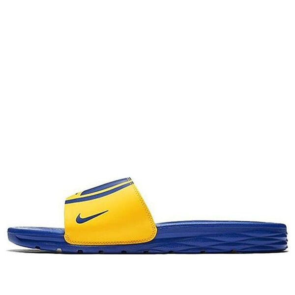 

Тапочки nba x benassi 'warriors' Nike, мультиколор
