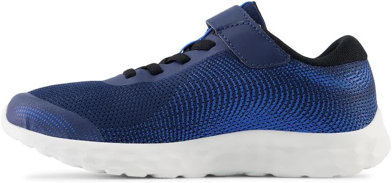 Кроссовки для бега New Balance Unisex-Child Dynasoft 520 V8 с шнурками-бинджи, Nb Navy/Lime Leaf — фото 2