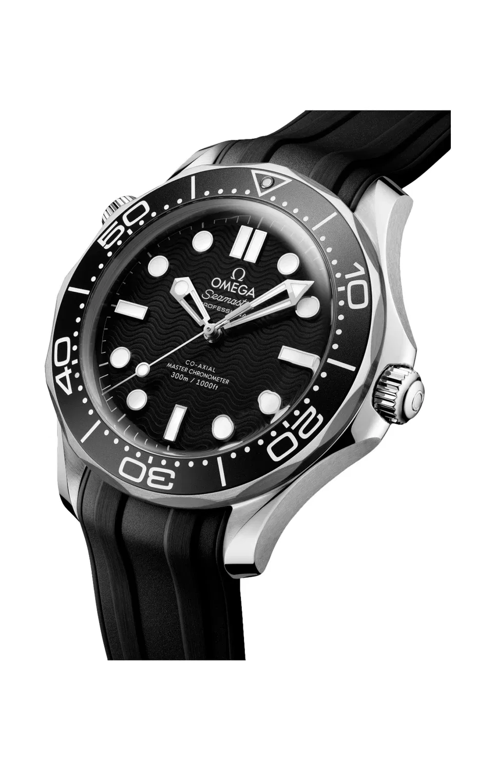 SEAMASTER DIVER 300M 42 ММ, СТАЛЬ НА РЕЗИНОВОМ РЕМЕШКЕ - 210.32.42.20.01.003 OMEGA, золотой — фото 3