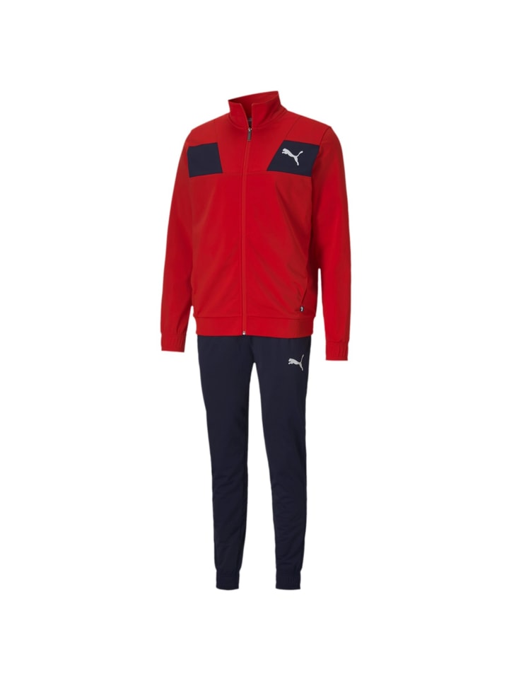 

Puma Спортивный костюм Techstripe Tricot Suit красного цвета