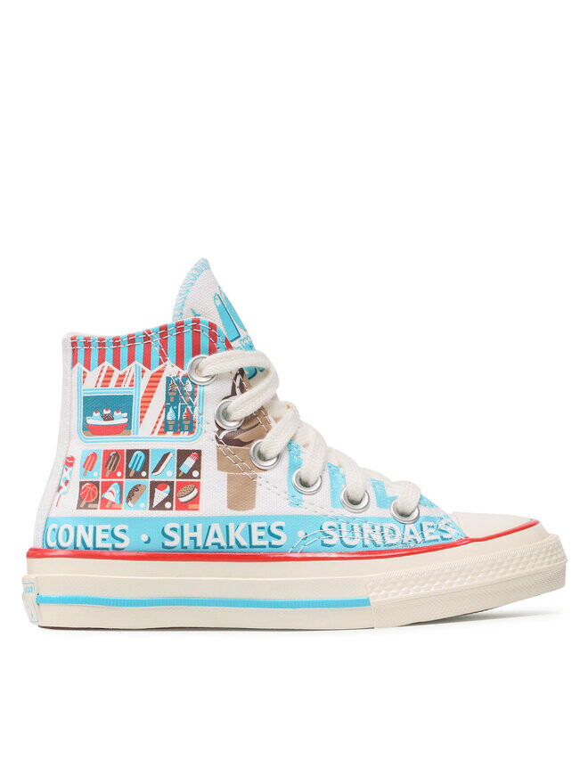

Тканевые кроссовки Chuck 70 Hi A00395C Converse, красочный/белый