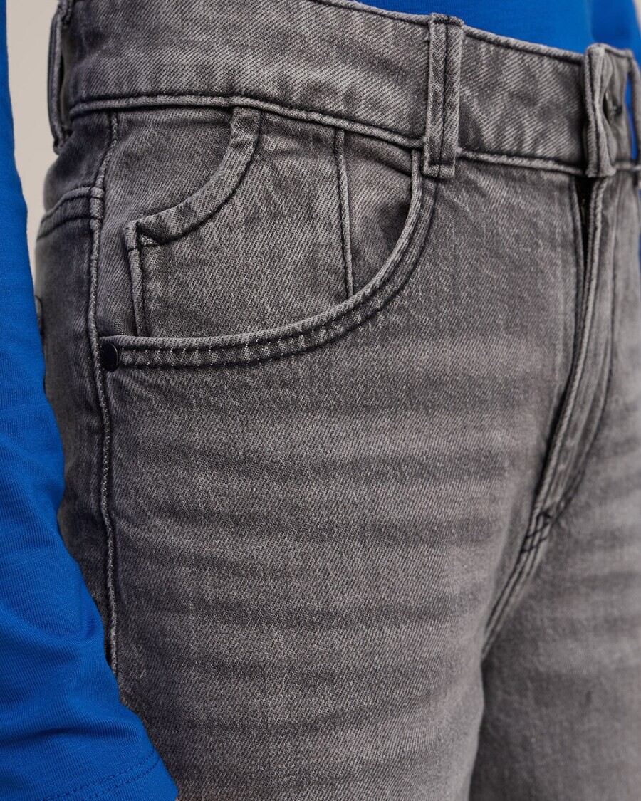 Джинсы WE Fashion Loose fit Jeans, серый — фото 4