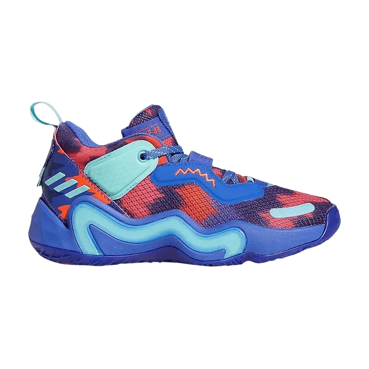 

Кроссовки Adidas D.O.N. Issue #3, Sonic Ink Solar Red