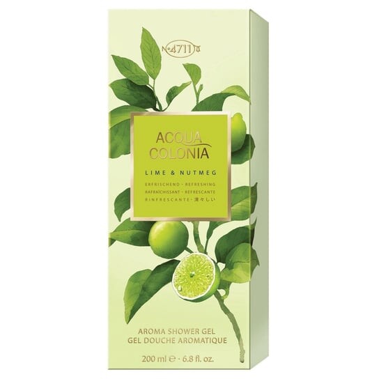 

4711, Acqua Colonia Lime & Nutmeg, гель для душа, 200 мл