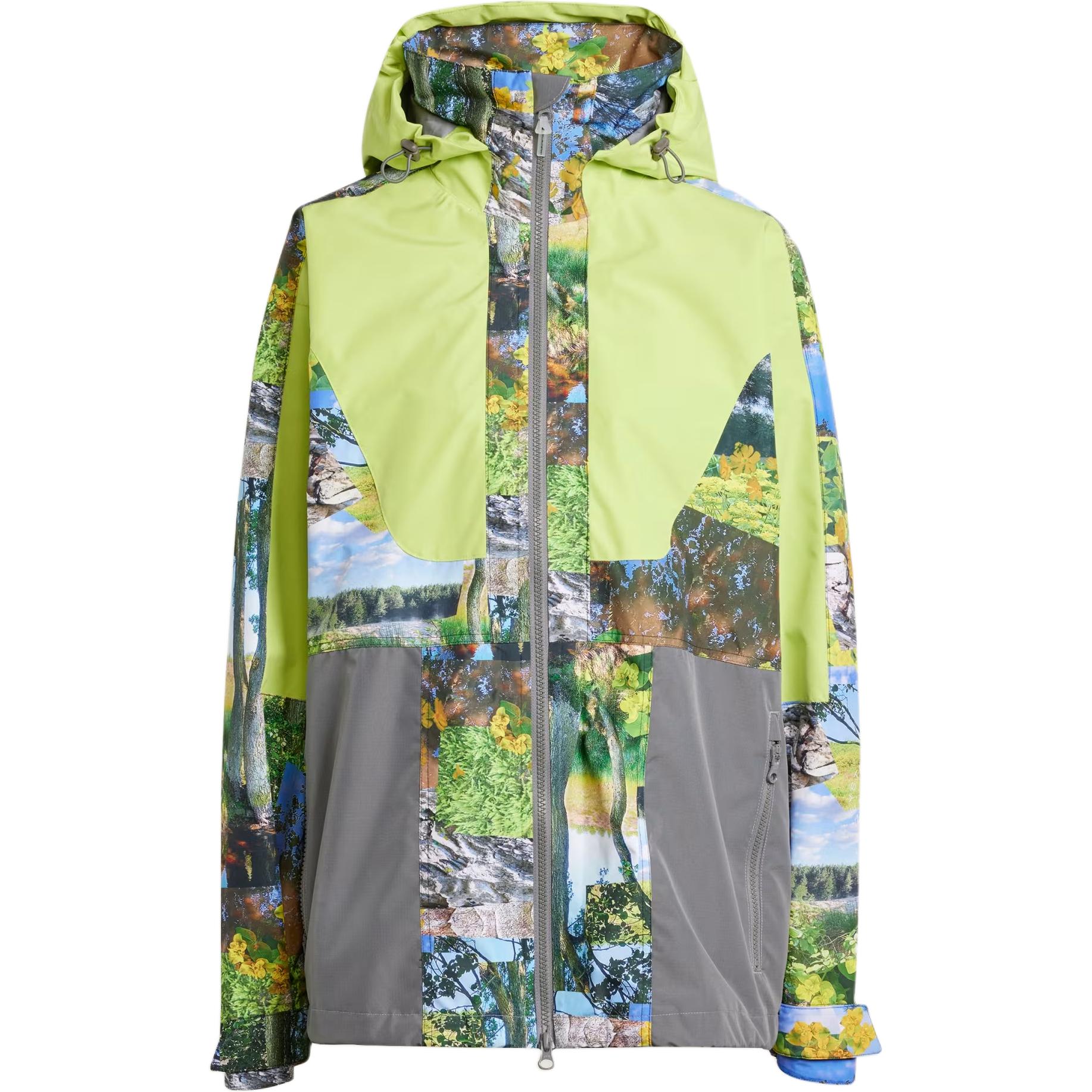 

Adidas Стильная худи с капюшоном и пейзажным принтом, Multicolor