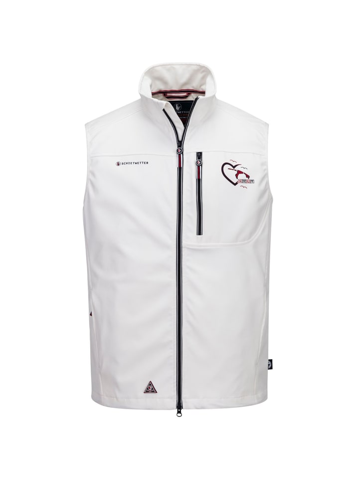 

SCHIETWETTER Ненастная погода, мягкий жилет, соленая вода, Хайко Си в белом