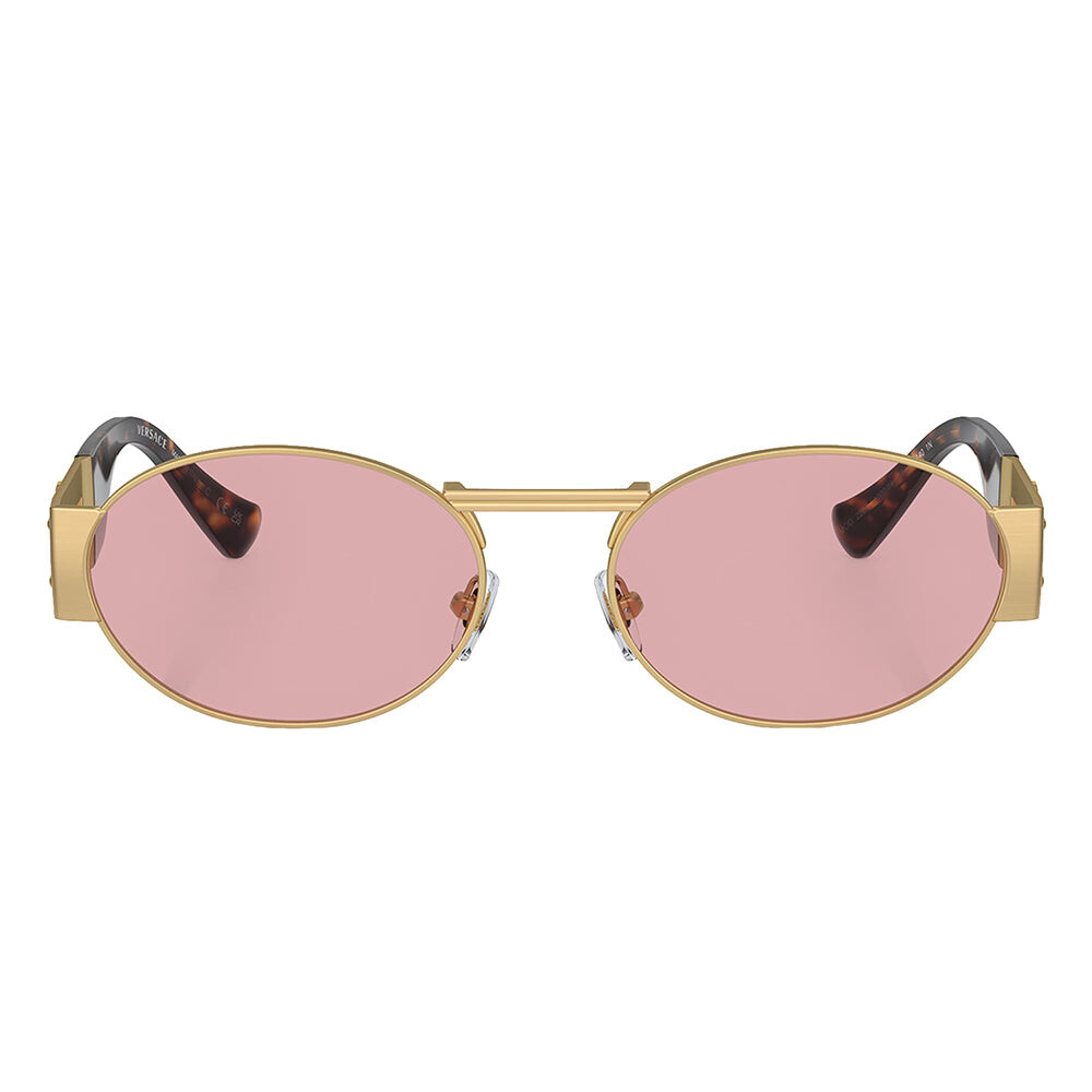 

Versace VE 2264 100284 Овальные солнцезащитные очки унисекс 56 мм, цвет Matte Gold