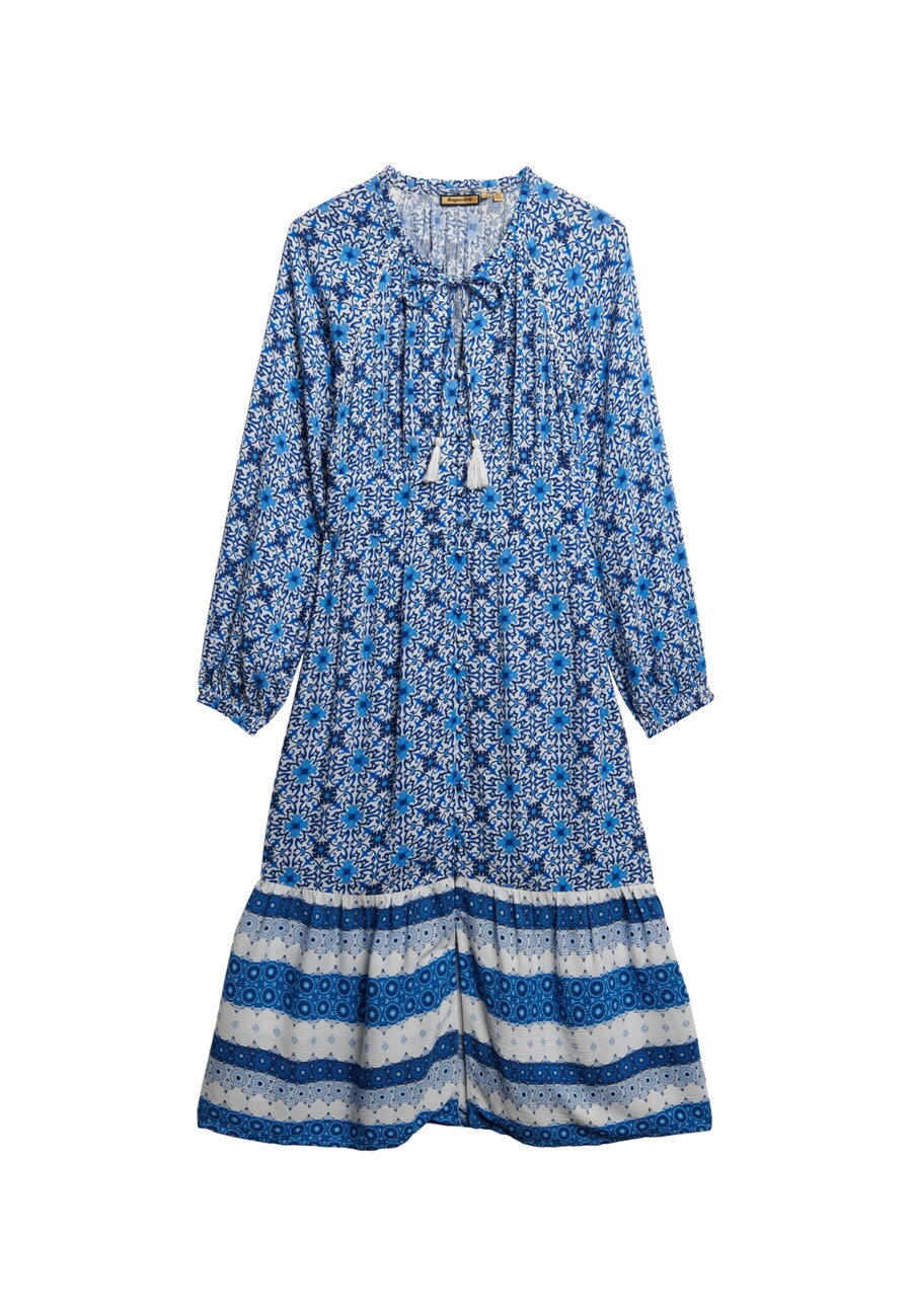

Платье-рубашка Superdry, цвет Navy/Royal blue