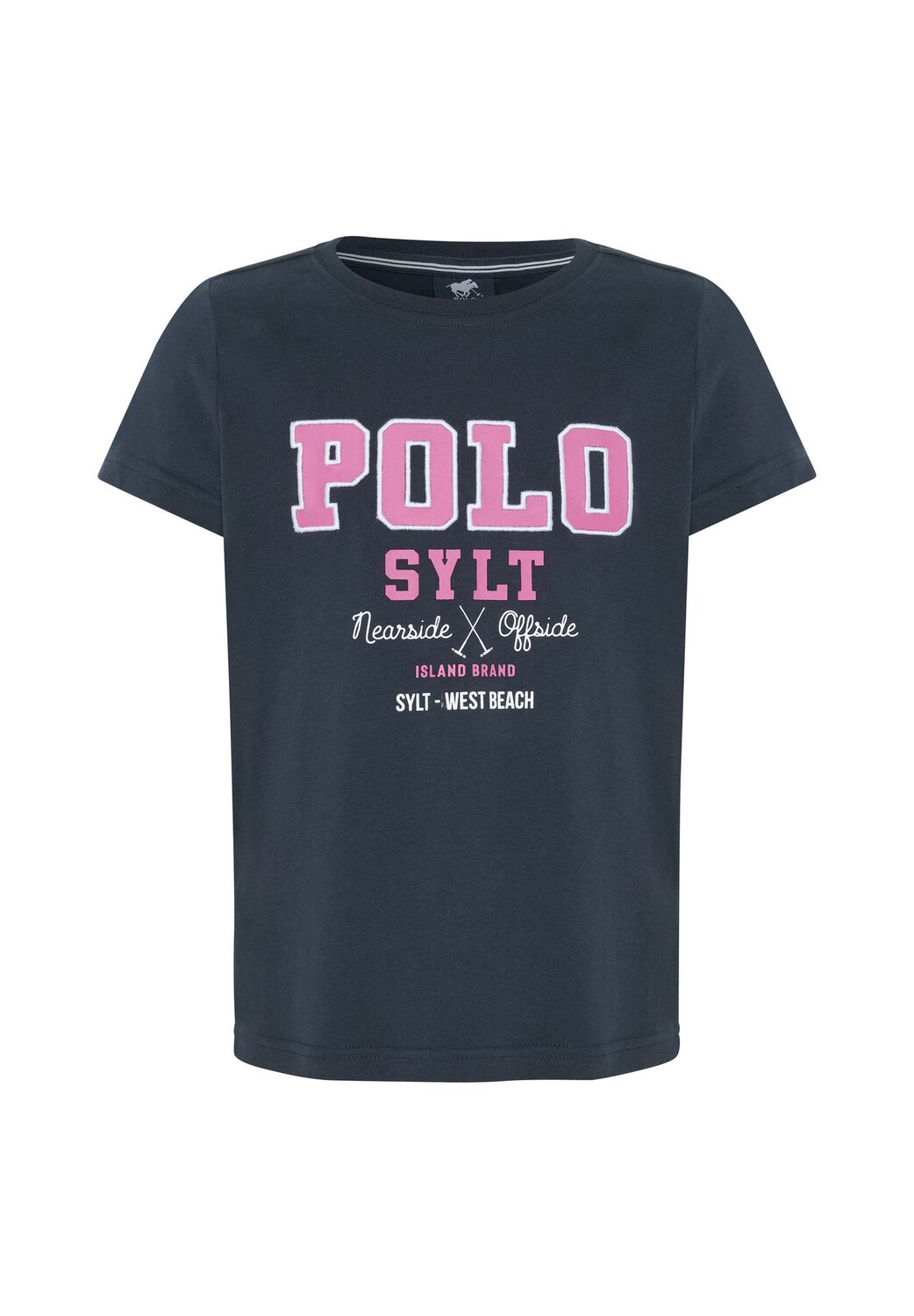 

Футболка поло спортивного дизайна POLO SYLT, цвет 19-4010 Total Eclipse