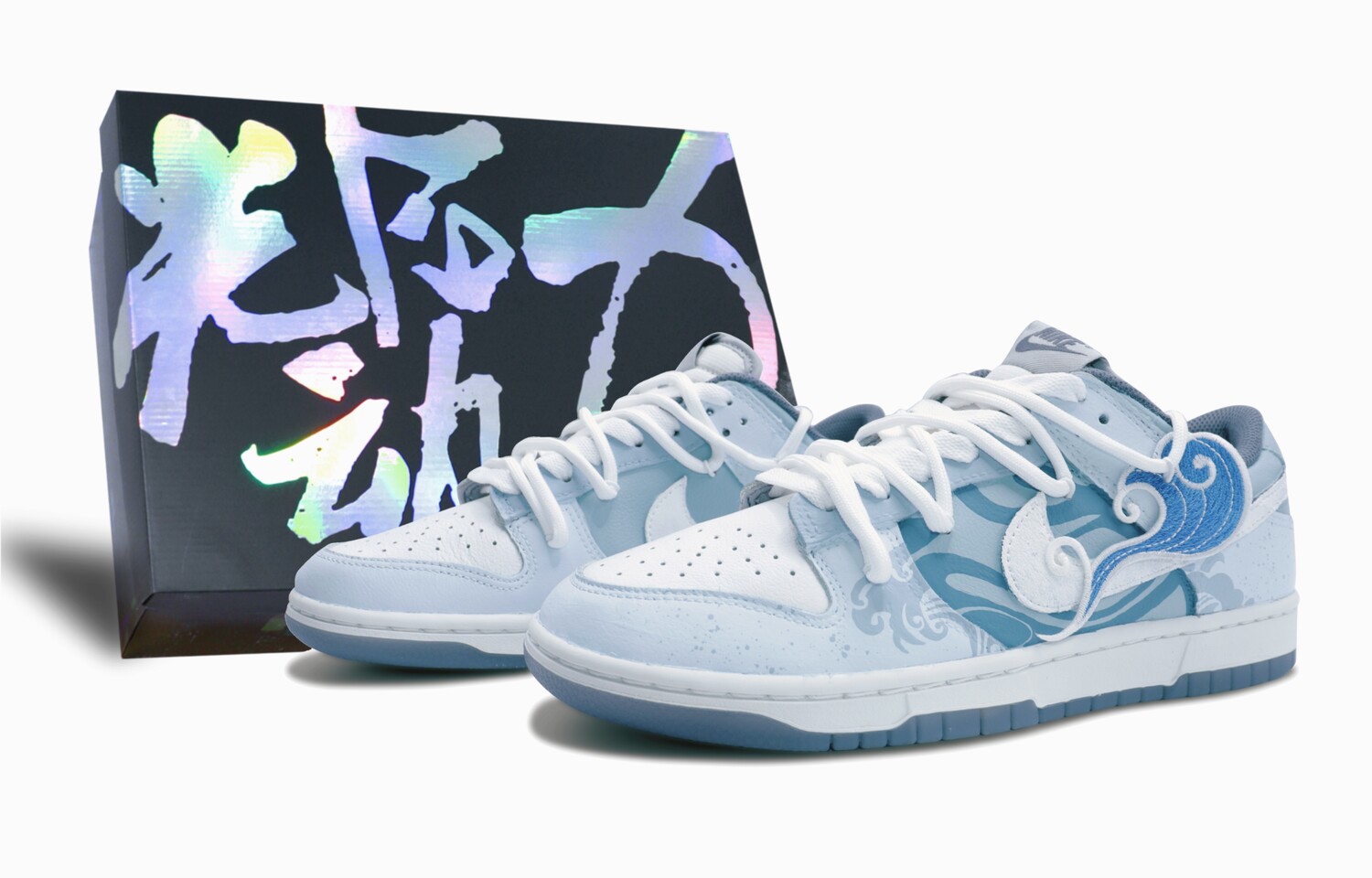 

Кроссовки Nike Dunk Skateboarding Shoes Unisex Low-top Blue, голубой, Синий, Кроссовки Nike Dunk Skateboarding Shoes Unisex Low-top Blue, голубой