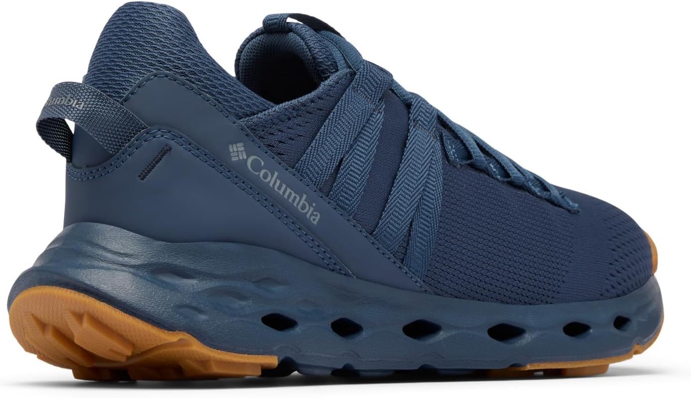 Кроссовки Columbia Men's Terrastride ARO Hiking Shoes, Zinc/Collegiate Navy — фото 2