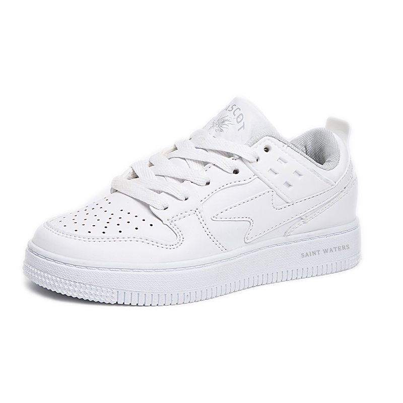 

Детские кроссовки для скейтбординга с противоскользящим покрытием и низким верхом для детей от 3 до 7 лет SAINT WATERS, белый