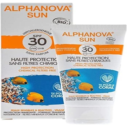 

Гипоаллергенный крем для лица SPF30 Organic 50 г Alphanova Sun