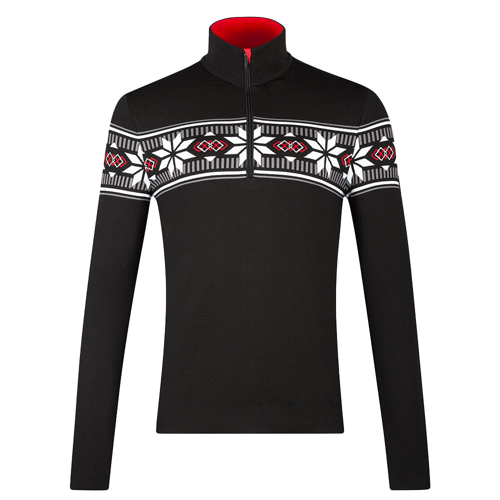 

Свитер Newland Bormio с застежкой-молнией до середины груди (мужской), Black/White