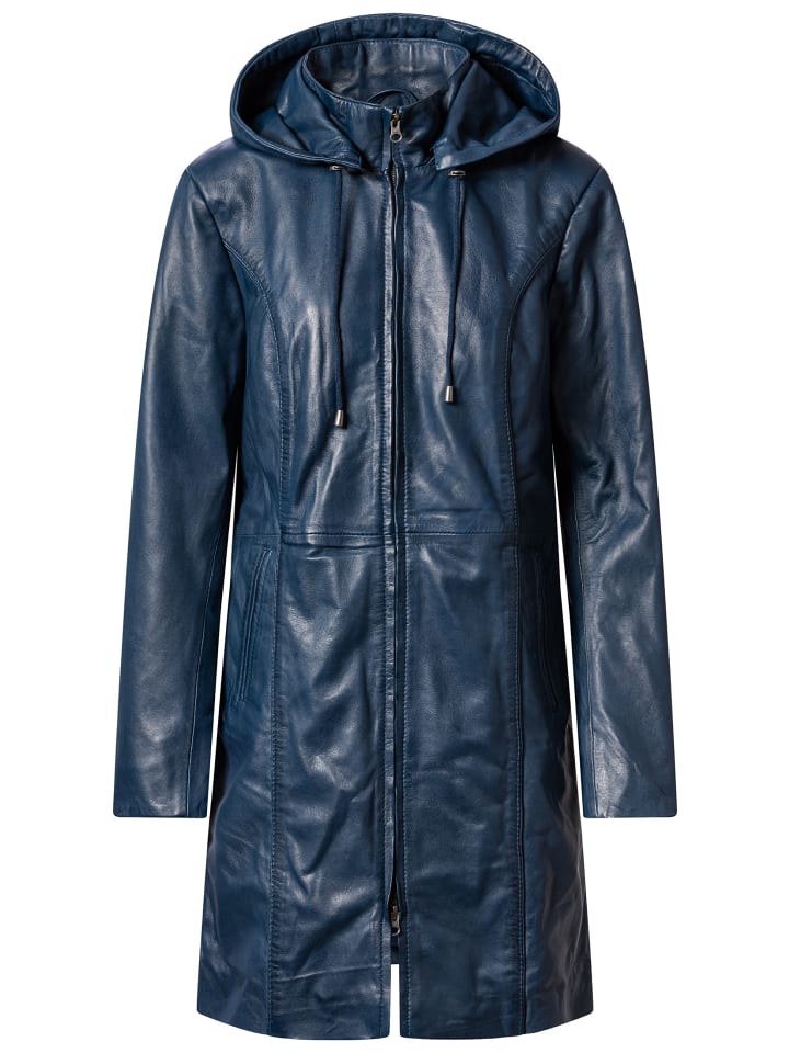 

Кожаная куртка CBL, цвет royalblau