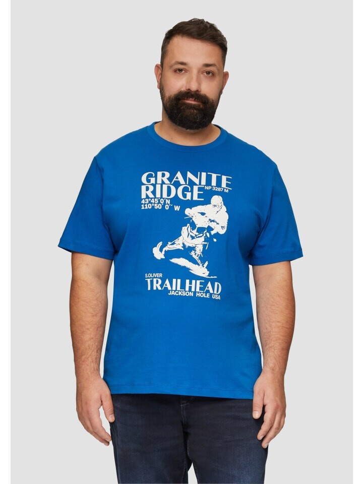 

Футболка s.Oliver T-Shirt kurzarm, синий