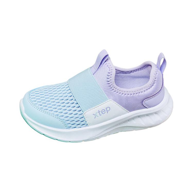 

Кроссовки XTEP Kids Lifestyle Shoes GS Low-top Microwave Blue/taro Purple, синий