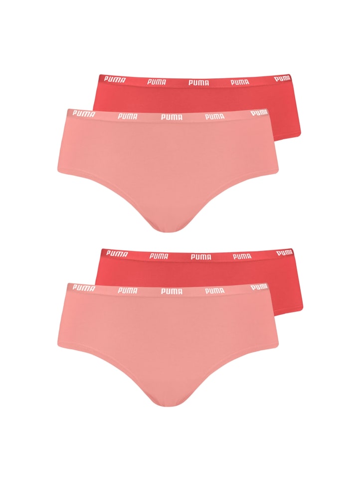 

Puma Трусы 4er Pack Hipster in Koralle