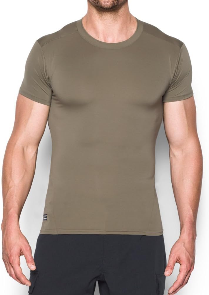 

Under Armour мужская футболка HeatGear Tactical Compression с коротким рукавом, Brown