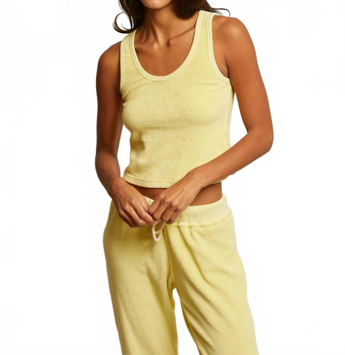 

Круизный терри топ в банане PERFECTWHITETEE, Banana