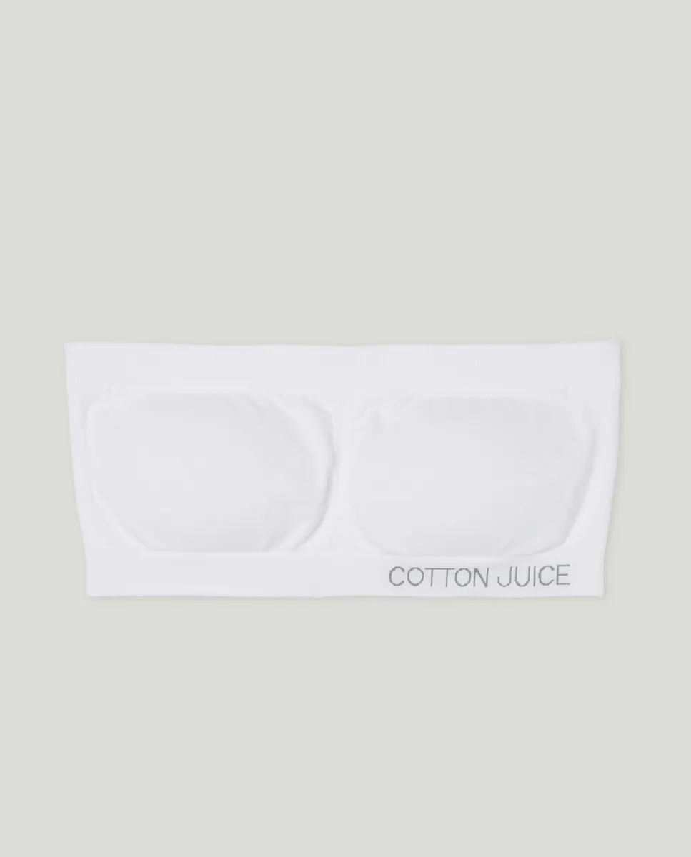 

Детский бесшовный бандо Cotton Juice, белый